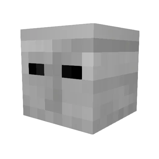 jheller Minecraft avatar head, 3D render