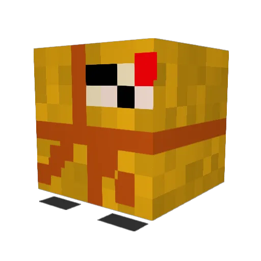 jhes25 Minecraft avatar head, 3D render