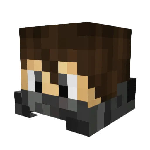 jhesser23 Minecraft avatar head, 3D render