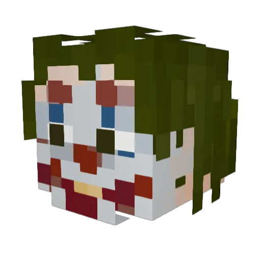 jhessong Minecraft avatar head, 3D render