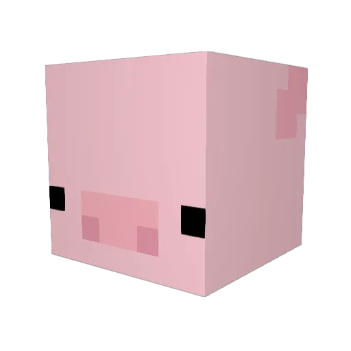 jhesuaxd Minecraft avatar head, 3D render