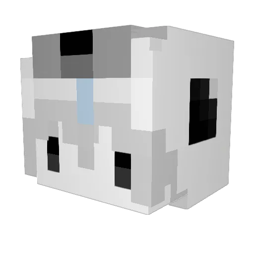 jhez Minecraft avatar head, 3D render