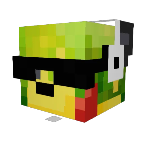 jhk879 Minecraft avatar head, 3D render