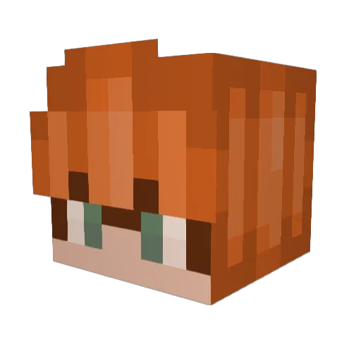 jhnmcdnld Minecraft avatar head, 3D render