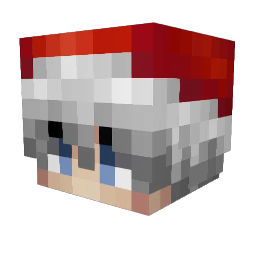 jhnncx Minecraft avatar head, 3D render