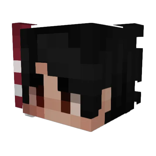jhoangam3r Minecraft avatar head, 3D render
