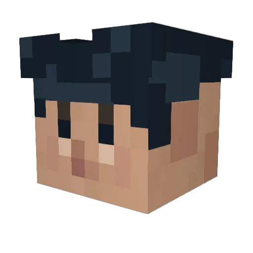 jhon2007 Minecraft avatar head, 3D render