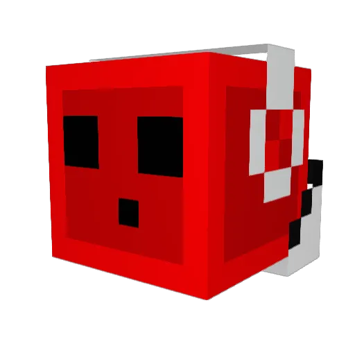jhon_wick Minecraft avatar head, 3D render