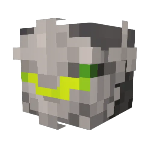 jhonfrom1 Minecraft avatar head, 3D render