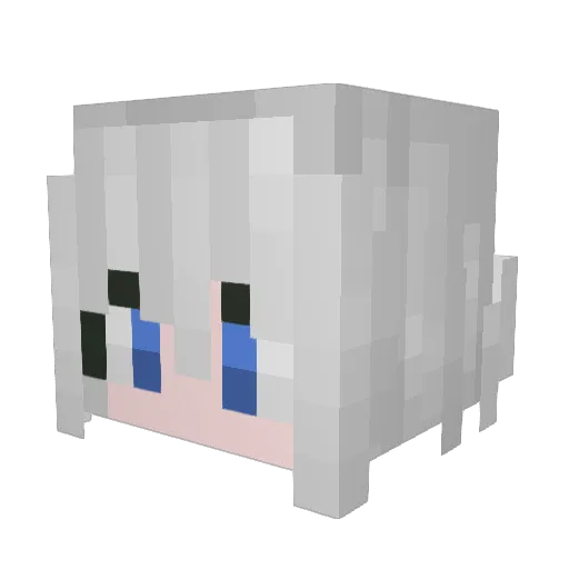 jhonjhonn Minecraft avatar head, 3D render