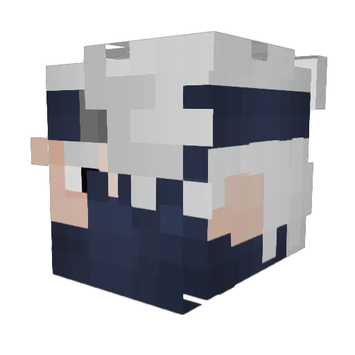 jhonrivera Minecraft avatar head, 3D render