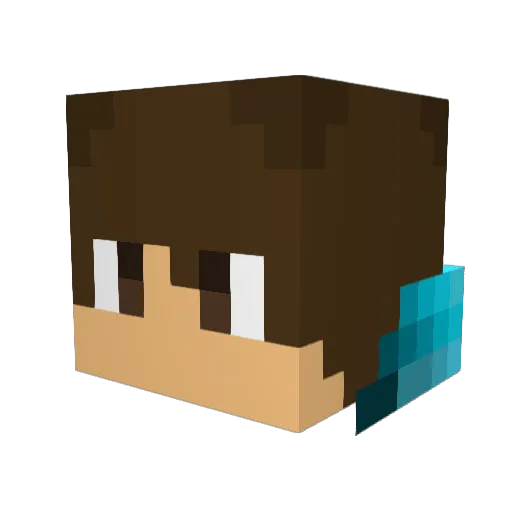 jhony51 Minecraft avatar head, 3D render