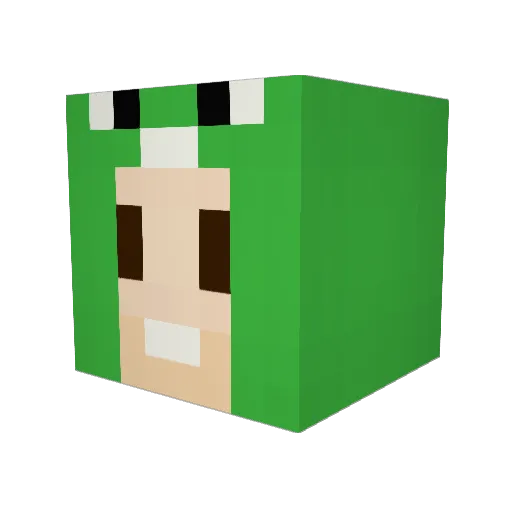 jhoon917 Minecraft avatar head, 3D render