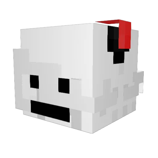 jhopeeeee Minecraft avatar head, 3D render