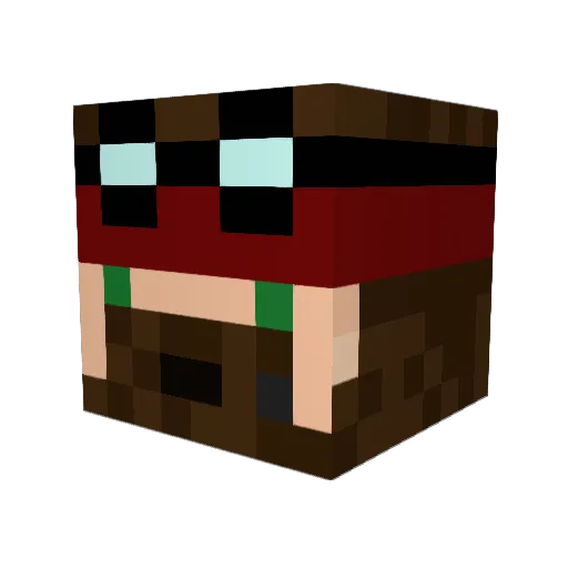 jhoss98 Minecraft avatar head, 3D render