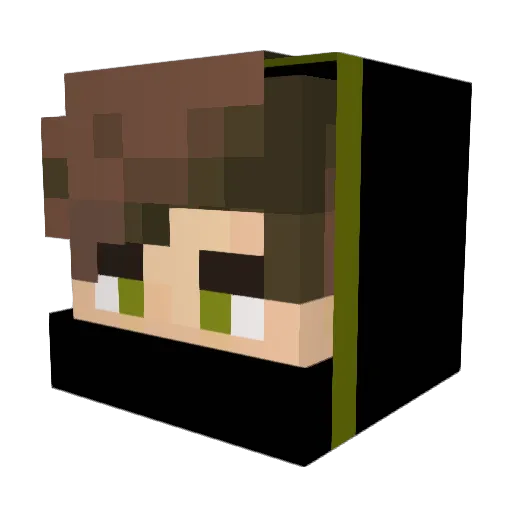 jhowISBACK_ Minecraft avatar head, 3D render