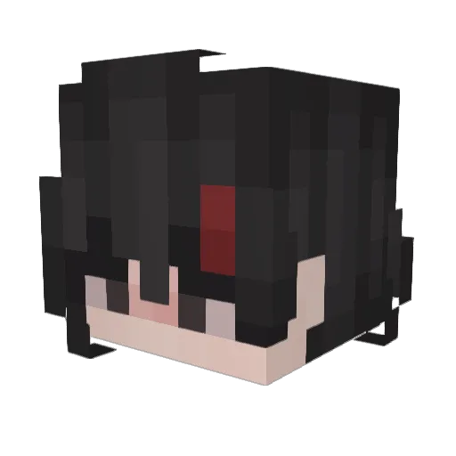 jhrzynp Minecraft avatar head, 3D render