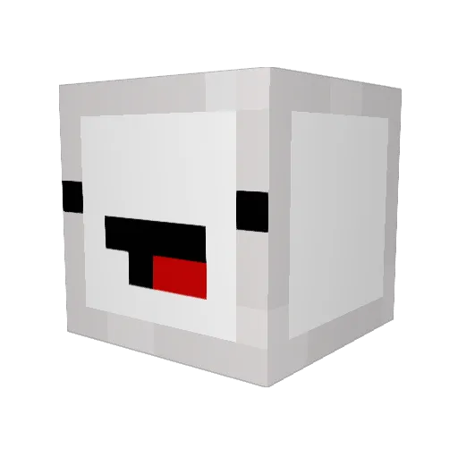 jhuynh_ Minecraft avatar head, 3D render