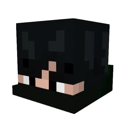 Minecraft-Avatar von jhvw: Kopf als 3D-Render