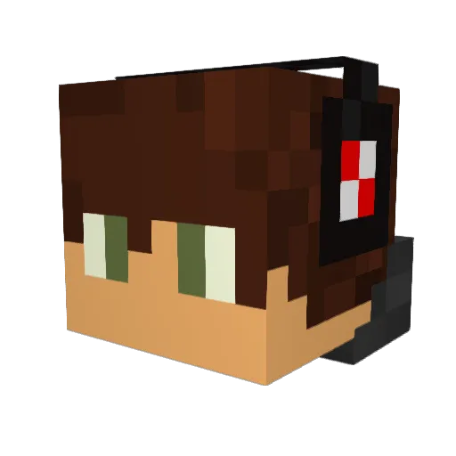 jhw268 Minecraft avatar head, 3D render