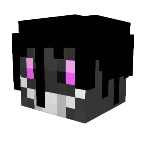 jhwikyo Minecraft avatar head, 3D render
