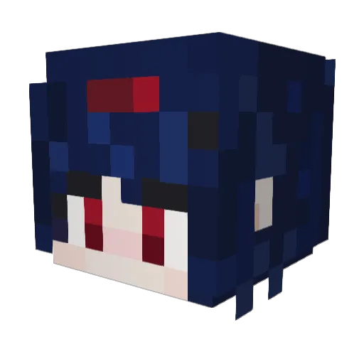 jhy_22 Minecraft avatar head, 3D render