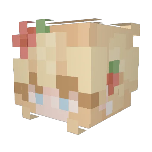 jhyeh001 Minecraft avatar head, 3D render