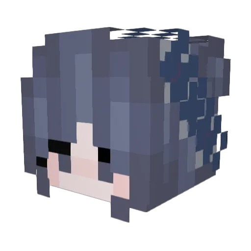 jiaboy Minecraft avatar head, 3D render
