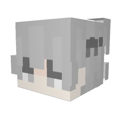 jiachen11022 Minecraft avatar head, 3D render