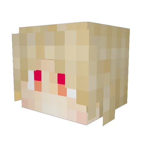 jialiyang Minecraft avatar head, 3D render