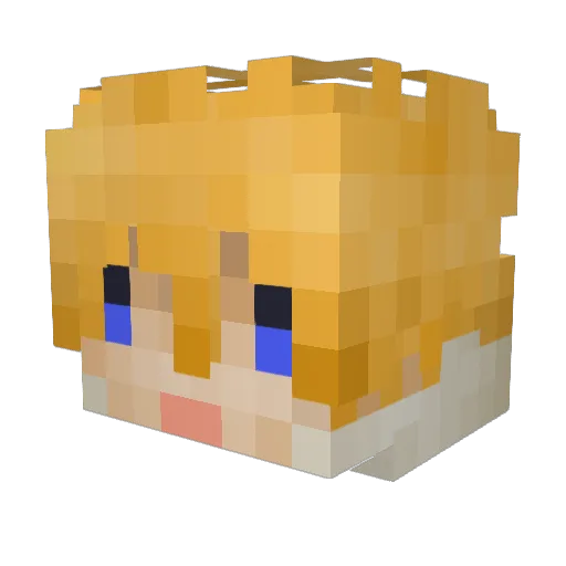jiang0_0 Minecraft avatar head, 3D render