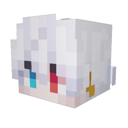 jiangben_520 Minecraft avatar head, 3D render