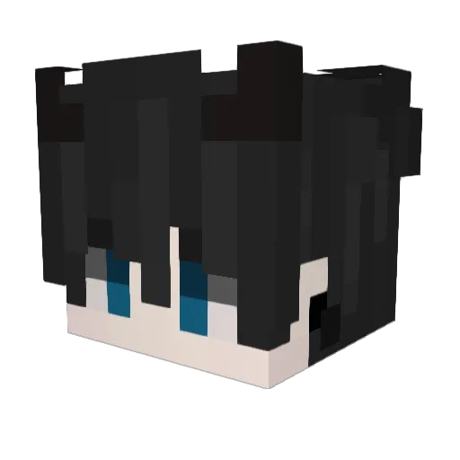 jiangliu0 Minecraft avatar head, 3D render
