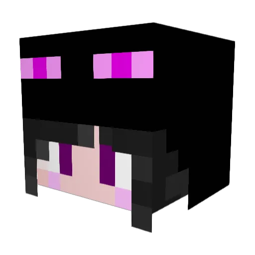 jianmiets Minecraft avatar head, 3D render