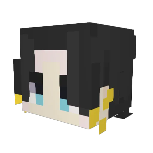 jianyu0714 Minecraft avatar head, 3D render