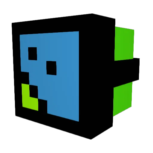 jiazirong Minecraft avatar head, 3D render