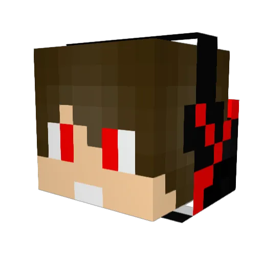 jicky123 Minecraft avatar head, 3D render
