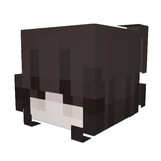 jifog Minecraft avatar head, 3D render