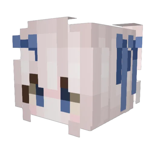 jigg_313 Minecraft avatar head, 3D render
