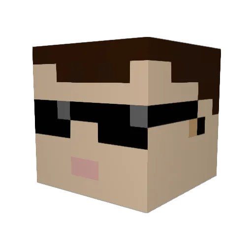 jigga_jake Minecraft avatar head, 3D render
