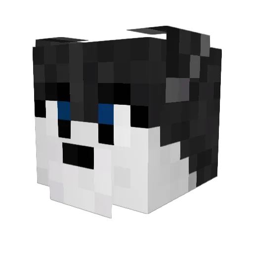 jigglejbox Minecraft avatar head, 3D render