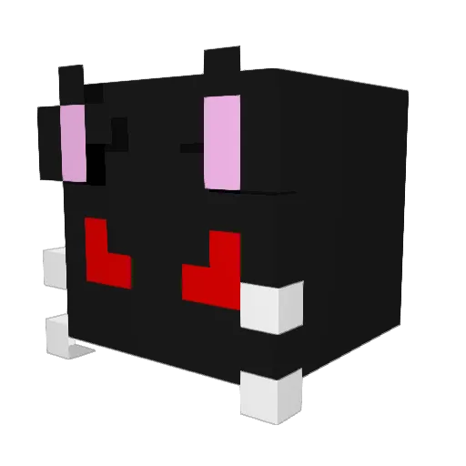jigglewiggle Minecraft avatar head, 3D render