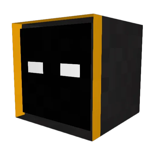 jiggu Minecraft avatar head, 3D render