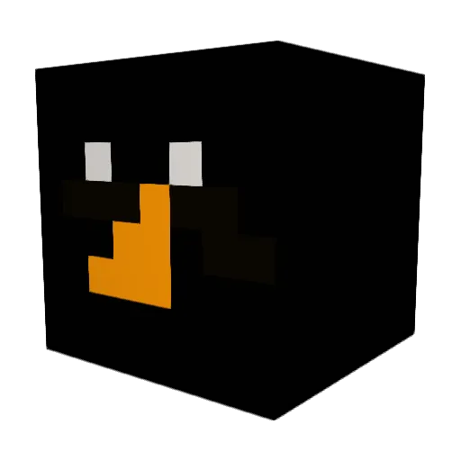 jihocraft Minecraft avatar head, 3D render