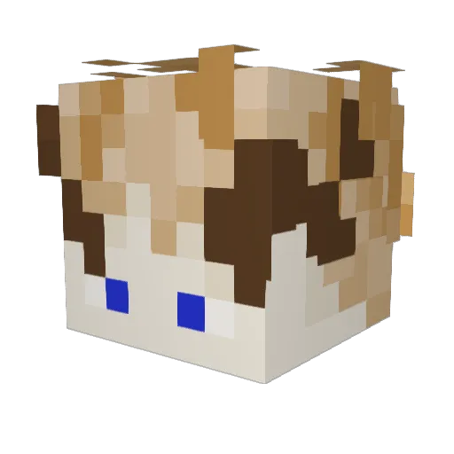 jihong8162 Minecraft avatar head, 3D render