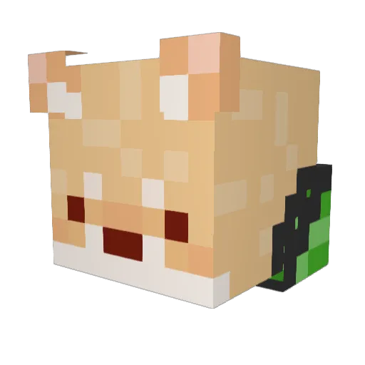 jihoo0514 Minecraft avatar head, 3D render