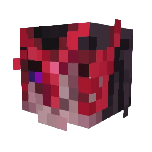 jihoon0824 Minecraft avatar head, 3D render