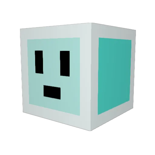 jihyunkun Minecraft avatar head, 3D render