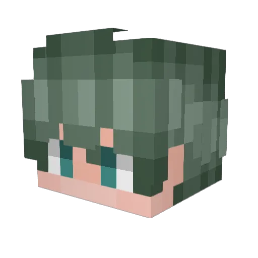 jijaem07 Minecraft avatar head, 3D render
