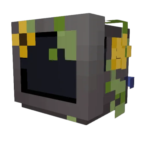 jiji_is_an_egg Minecraft avatar head, 3D render